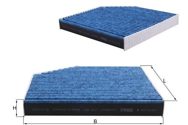 Polen Filtresi  Audi A6 Avant (4GD)(09.2014->)  MAHLE LAO 667