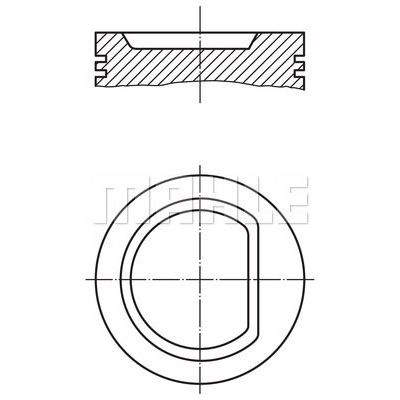 Piston (76.51MM-0.50)  GOETZE 87-72181-050