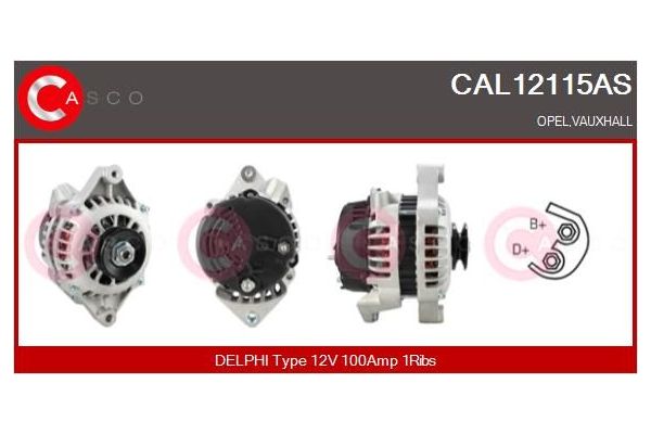 Alternatör  Opel Corsa C (2003->)  FEBI BILSTEIN 193304