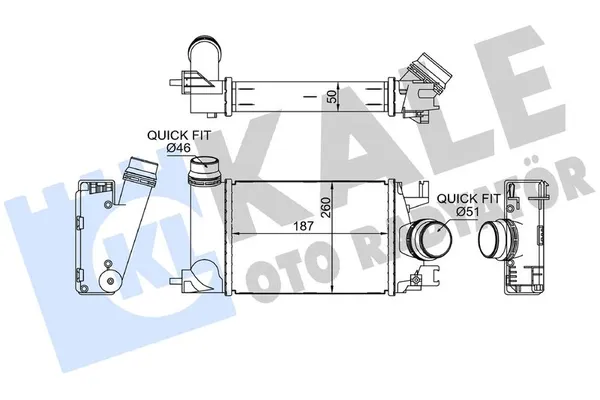 Turbo Radyatörü  KALE 375950