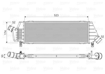 Turbo Radyatörü  VALEO 818354  14461BC400 14461-BC400