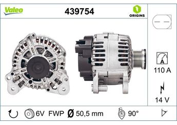 Alternatör  VALEO 439754  3C903023RX 3C903023R 03C903023R
