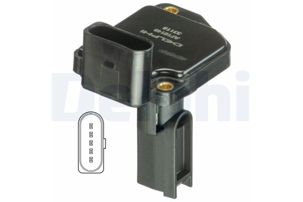 Hava Debimetresi  Audi A6 Avant (4B5)(06.2001->)  DELPHI AF10149-12B1