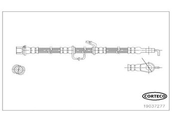 Fren Hortumu Ön Sağ SVAC 76-0127  90947W2012