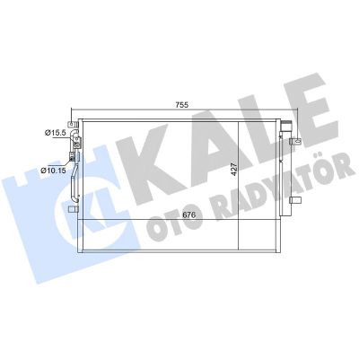 Klima Radyatörü  VEKA 43-5002