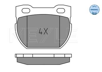 Fren Disk Balata Arka MEYLE 025 234 7118  SFP000130 SFP000250