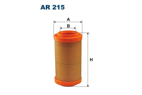 Hava Filtresi  Fiat 126 (126)(1977->)  FILTRON AR 215