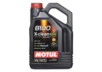 Motor Yağı Tam Sentetik 8100 X-Clean Efe (4 Lt) 5W30  MOTUL 109171  