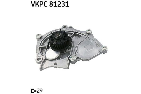 Devirdaim Su Pompası  Volkswagen Golf VII (BQ1/BE2)(01.2017->)  SKF VKPC 81231