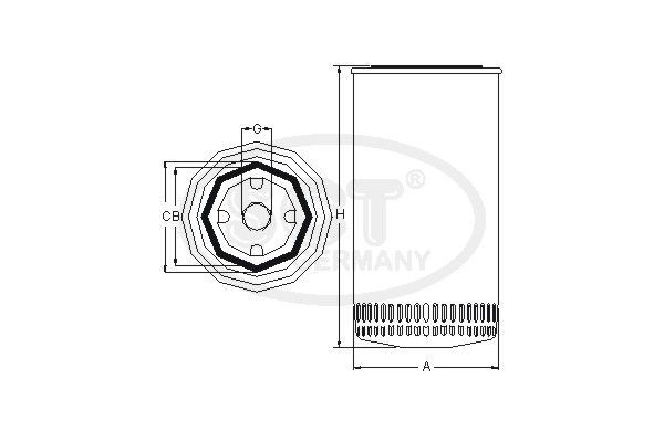 Yağ Filtresi  WEGNA WO1141