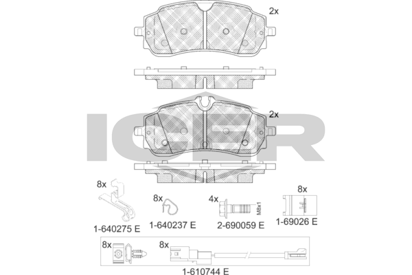 Fren Disk Balata Arka FORD ORJINAL KTPZ312M008AB