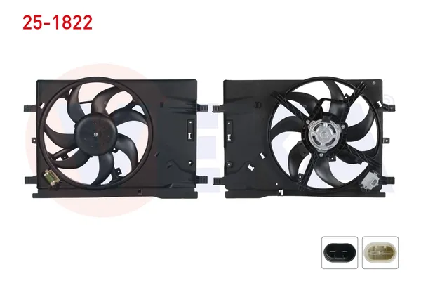 Radyatör Fan ve Motoru  VEKA 25-1822