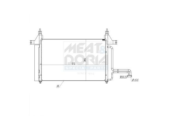 Klima Radyatörü  Abarth Stilo (192)(2001->)  FIAT ORJINAL 46745840