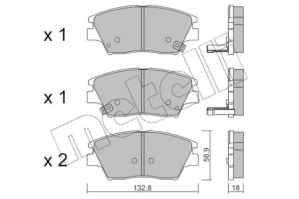 Fren Disk Balata Ön METELLI 22-1098-0