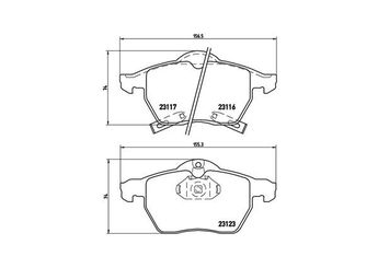 Fren Disk Balata Ön BRAXIS AF1128  6235674 13153473 62 35 674 9195064