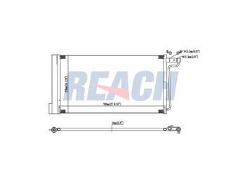 Klima Radyatörü  ORİS CFR981016  AV6119710AC AV6119710AB 1684204 1769313 2010987 AV6119710AA AV61-19710-AA AV61-19710-AB AV61-19710-AC AV6419710AA AV64-19710-AA