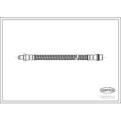 Fren Hortumu Ön Sağ veya Sol Citroen Saxo (03.1996->)  MAHER 13752