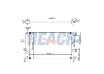 Su Radyatörü  VEKA 16-1938B  1300256 9119481 09119481 1300195 1300212 9193264 93177120