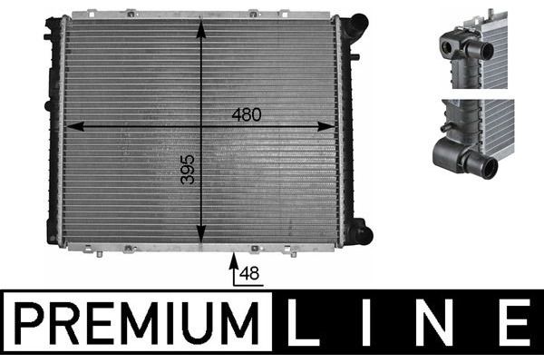 Su Radyatörü  Audi A8 (4H2/4H8)(11.2009->)  MAHLE CR 152 000P