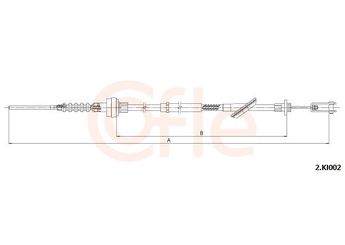 Debriyaj Teli  IMPERIAL KDX1841150  KDX18-41-150