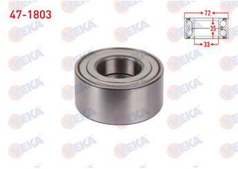 Teker Rulmanı Ön Sağ veya Sol VEKA 47-1803  332631 335017 71714468 91537605 95654076 3350.17 95 654 076 3326.31 ZQ91977580 ZQ 919 775 80 8671006220 86 71 006 220