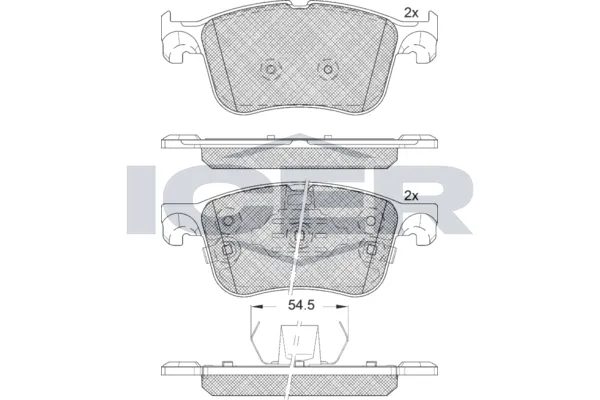 Fren Disk Balata Ön Ford Puma (2019->)  VALEO 670199