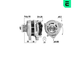 Alternatör  ERA 211068A  31100R1PH01 31100-R1P-H01 CSJ54