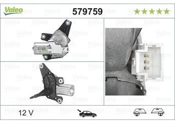 Silecek Mekanizma Motoru Arka VALEO 579759  8200031083