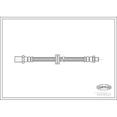 Fren Hortumu Ön Sağ veya Sol SVAC 93-0100