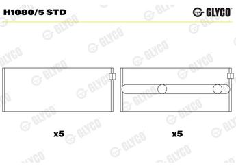 Ana Yatak (STD)  GLYCO H1080/5 STD  7701349570 35925 35925J 35926 35926J 7700740980 77 00 740 980 7700740984 77 00 740 984 77 01 349 570
