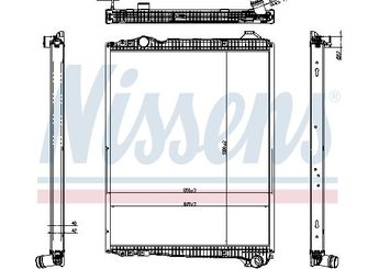 Su Radyatörü  NISSENS 606323  4B0121251G 8D0121251AC 8D0121251AJ 8D0121251AL 8D0121251AT 8D0121251BA 8D0121251BH 8D0121251BJ 8D0121251E 8D0121251J 8D0121251K 8D0121251P 8D0121251Q 2439720 2439722 3158317