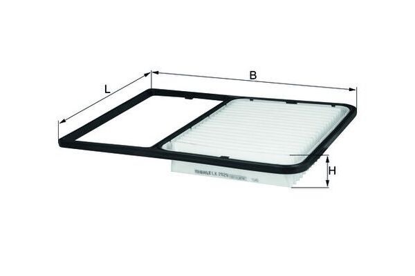 Hava Filtresi  Daihatsu Materia (M4)(2006->2011)  MAHLE LX 2029