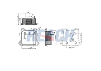 Motor Yağ Soğutucu  VEKA 45-4402  3F117021A 03F117021A