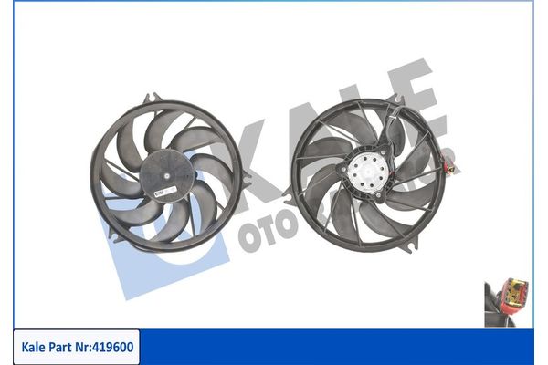 Radyatör Fan ve Motoru  Peugeot 206 Sedan (09.2006->)  KALE 419600