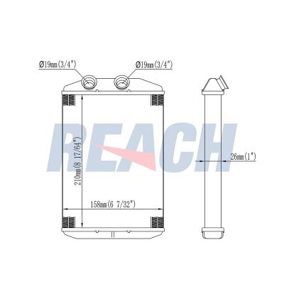 Kalorifer Radyatörü  Renault Kangoo (F/KW0)(01.2008->)  PSA ORJINAL 93197775