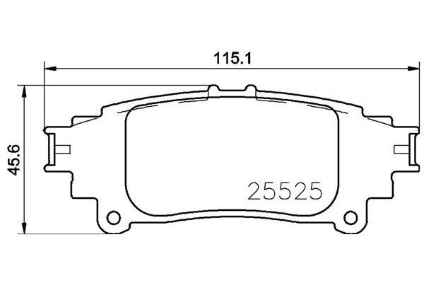 Fren Disk Balata Arka Kia Sportage (QL)(2016->)  MAGNETI MARELLI 363700483153