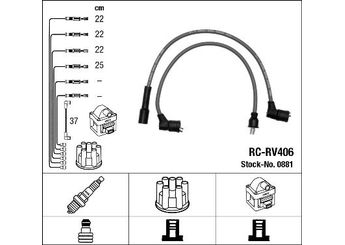 Buji Kablosu  NGK 0881  