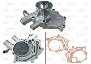 Devirdaim Su Pompası  VALEO 506357  210101C505 21010-1C505 21010G5500 21010-G5500 21010G5510 21010-G5510 21010G5526 21010-G5526 21010G5585 21010-G5585 21010G5586 21010-G5586 21010G55Y6 21010-G55Y6 BA010G5526 BA010-G5526 BA010G5586 BA010-G5586