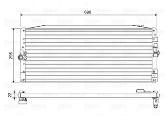 Klima Radyatörü  VALEO 814473  884601237 94846220 8846012370 88460-12370