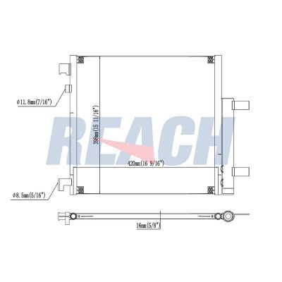Klima Radyatörü  Chevrolet Spark (2009->)  ASPART 6CAC1046