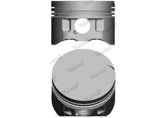 Piston (81.01MM-STD)  GOETZE 87-72203-STD  58107065J 58107065M 058 107 065 J 058 107 065 M