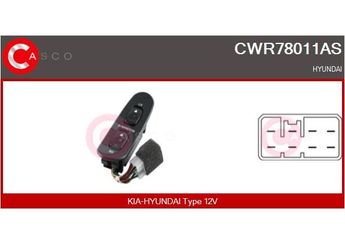 Cam Açma Düğmesi Ön Sol MAXTEL 18203007  9369143600 93691-43600