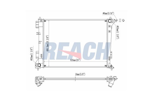 Su Radyatörü  RADISEN RR 666233