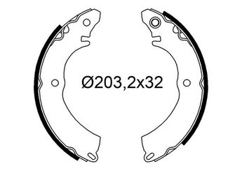 Fren Pabuçlu Balata Arka VALEO 564331  MR449086 MR449087 MR449088 MR485499 MR569372 MR569373 MR569374 MR586855 440606A00J 44060-6A00J 440606A0A3 44060-6A0A3 440606A0A7 44060-6A0A7 AY360KE032 AY360-KE032