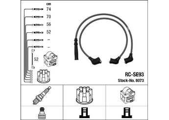 Buji Kablosu  NGK 8073  