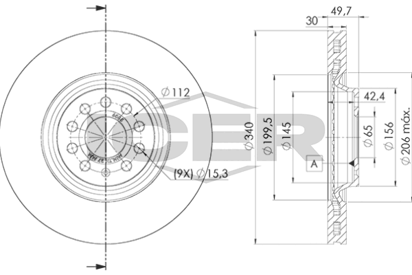 Fren Disk Ayna Ön Sağ ve Sol Cupra Formentor (KM7)(08.2020->)  WALBURG WBD1324D