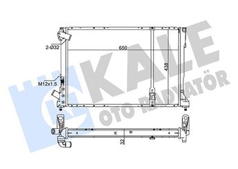 Su Radyatörü  KALE 351015  7700838133 7701040662 77 01 040 662
