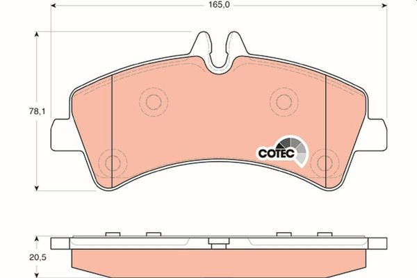 Fren Disk Balata Arka MERCEDES ORJINAL A0064204520