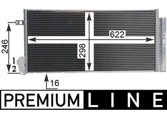 Klima Radyatörü  MAHLE AC 634 000P  51838048 51937924 95510682 0000051937924 1850226 1850282 95515037