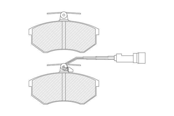 Fren Disk Balata Ön Volkswagen Golf III (1H1)(11.1991->1997)  WONGA 27915